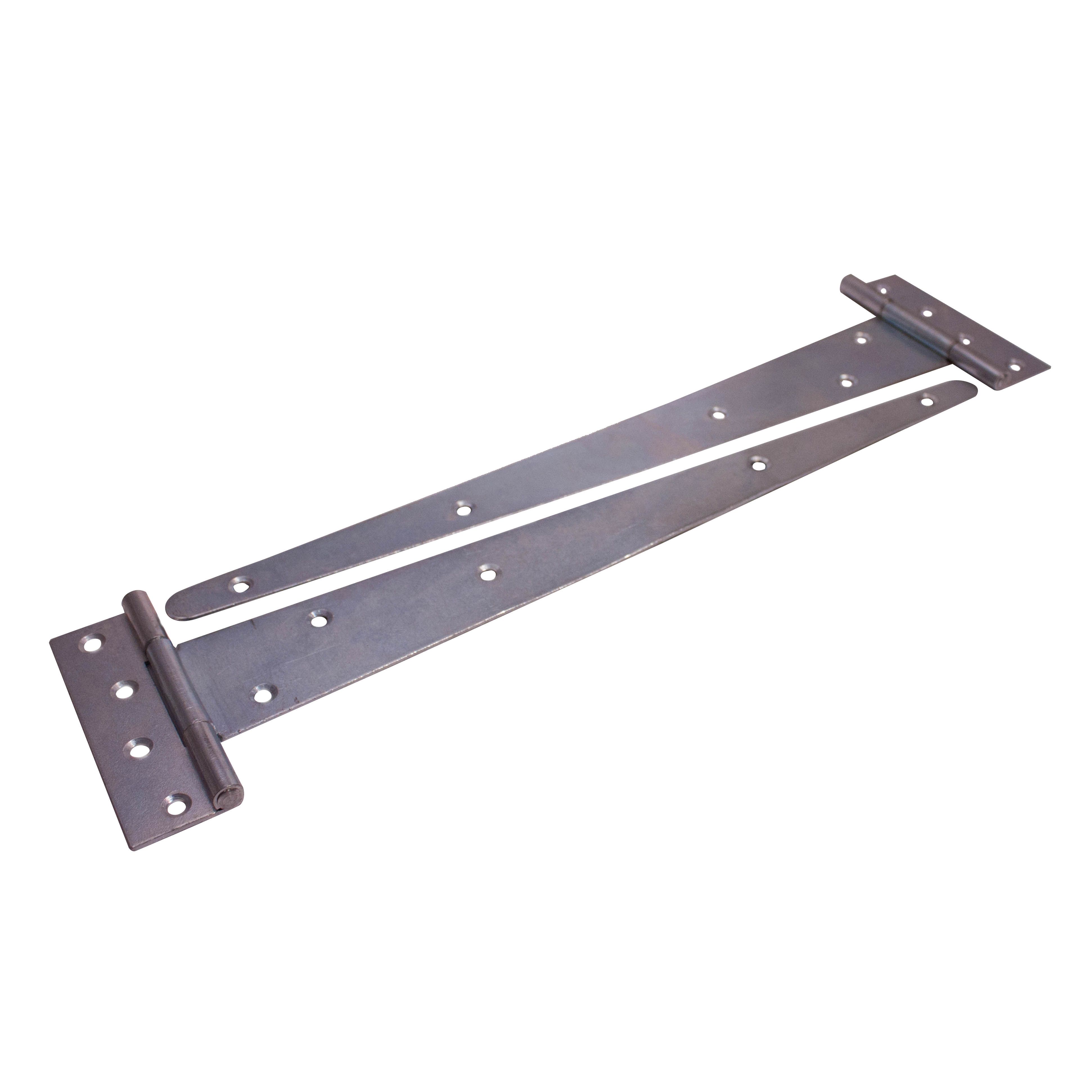 Blooma Zinc-plated Steel Tee hinge (L)381mm, Pack of 2