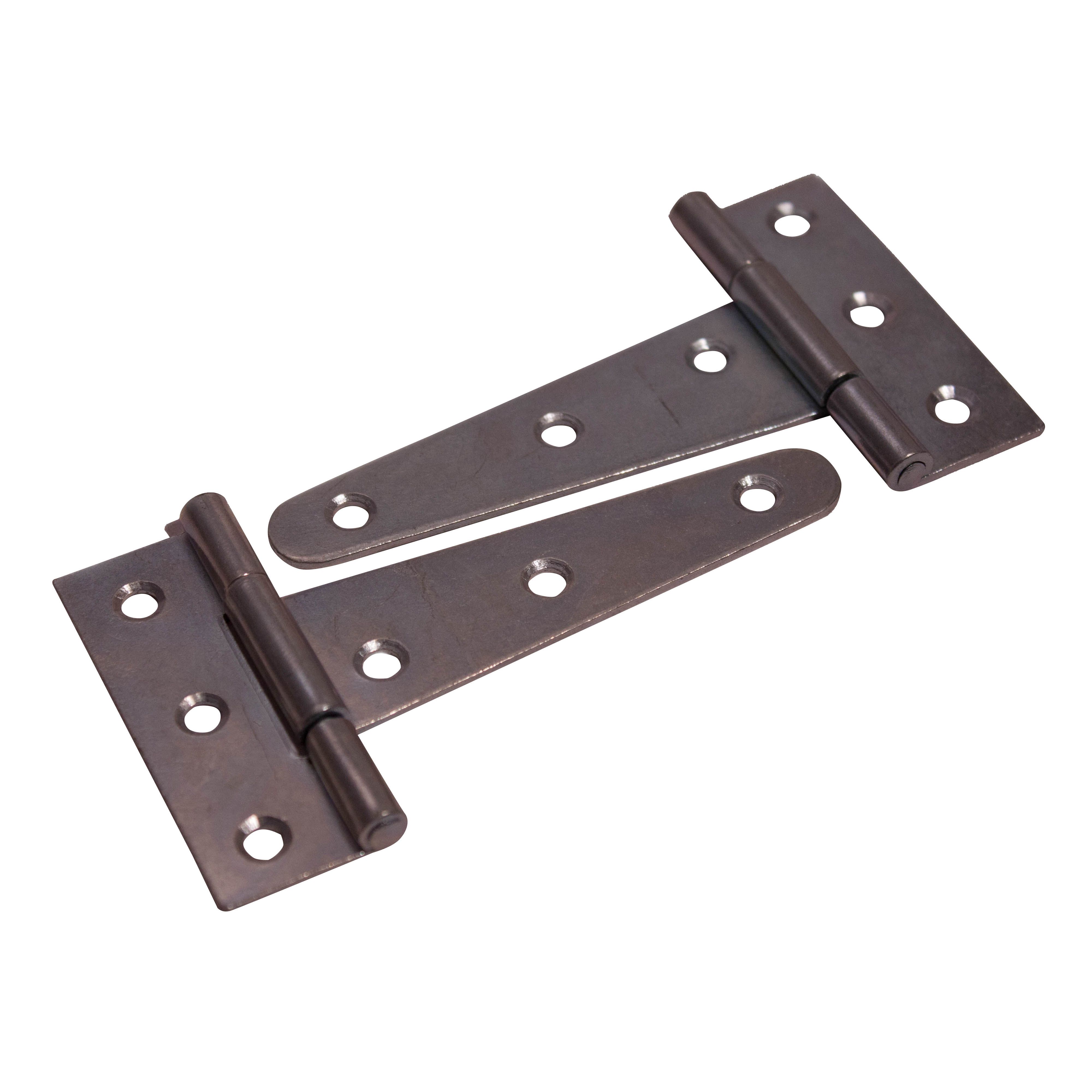 Blooma Zincplated Steel Tee hinge (L)76mm, Pack of 2 DIY at B&Q
