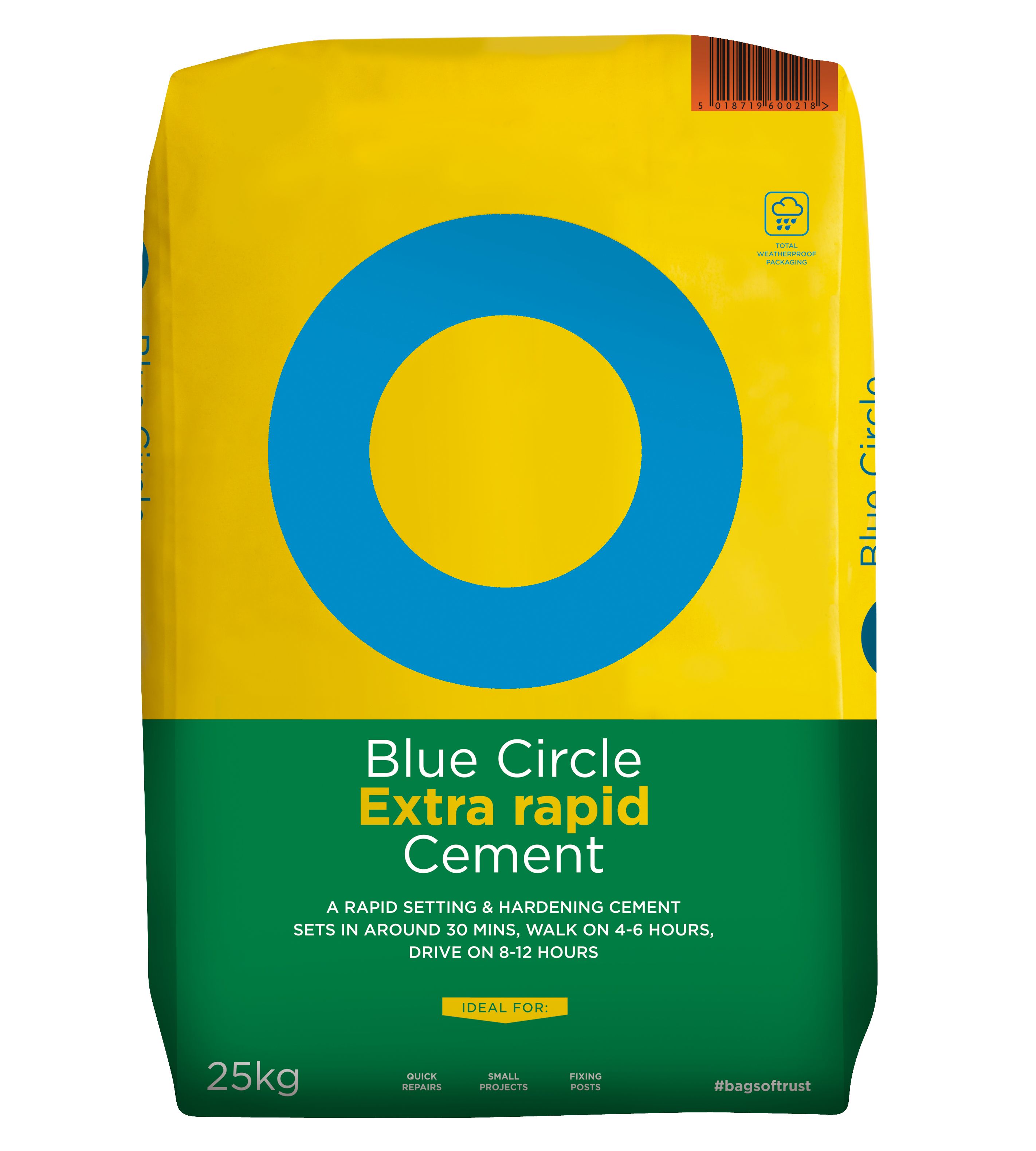 Blue Circle Extra Rapid Cement, 25kg Bag | £24 At B&Q