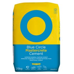 Blue Circle Mastercrete Grey Cement, 25kg Bag