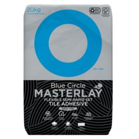 Blue Circle Masterlay Flexi Semi-rapid Set Grey Wall & floor tile Adhesive, 20kg