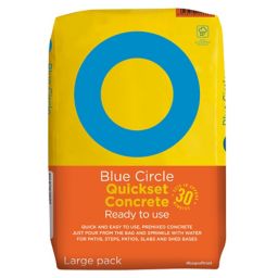 Blue Circle Quick set Ready mixed Concrete, 20kg Bag
