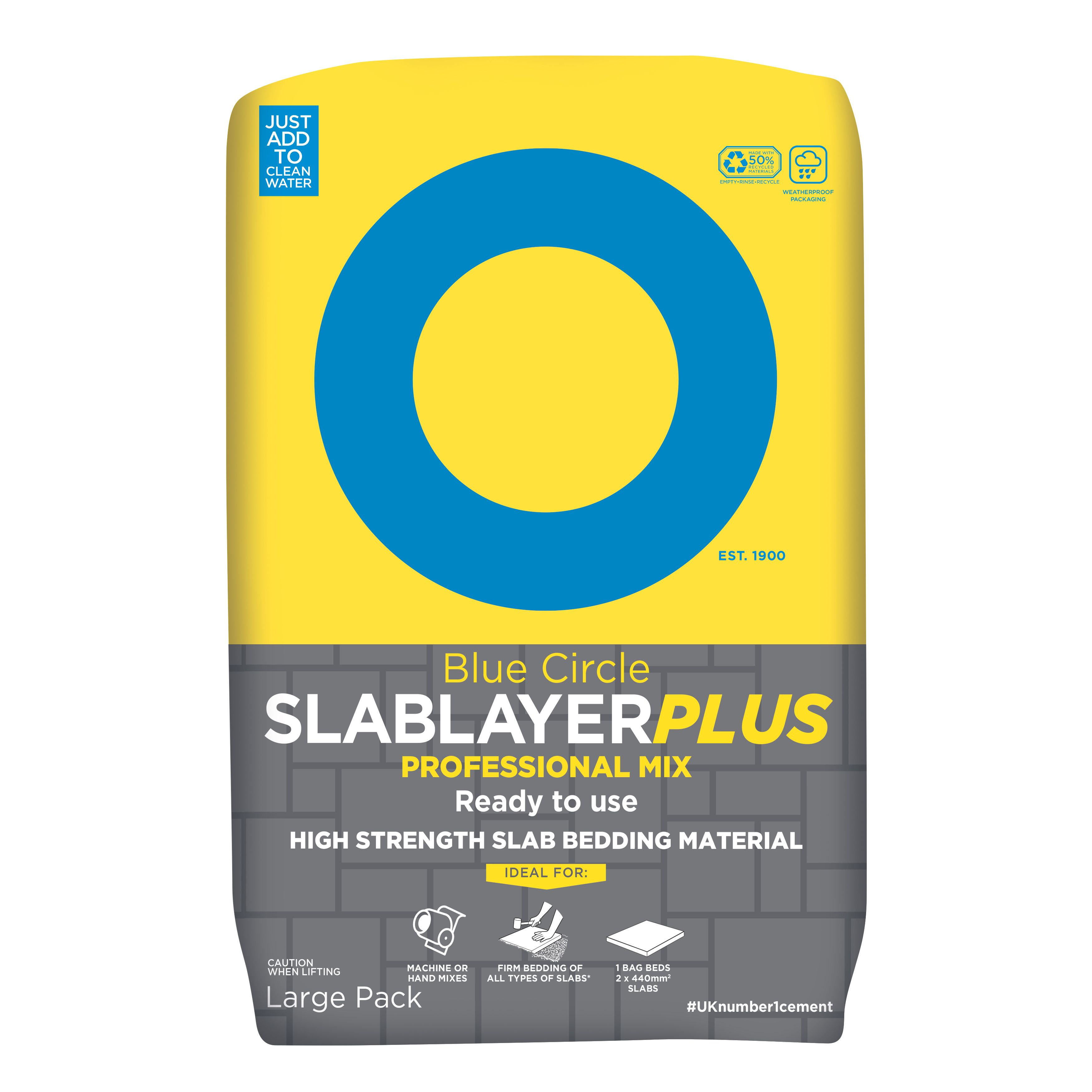 Blue Circle Slablayer Plus Grey Slablayer, 20kg Bag