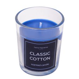 Blue Classic cotton Jar candle Small