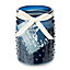 Blue Dotted Paradise palm & coconut Jar candle, Small