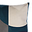 Blue Geometric Indoor Cushion (L)45cm x (W)45cm