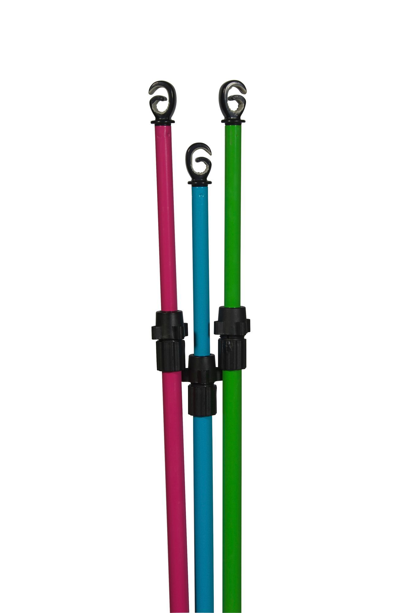 Blue, Green, Grey, Pink & Purple Washing line support pole