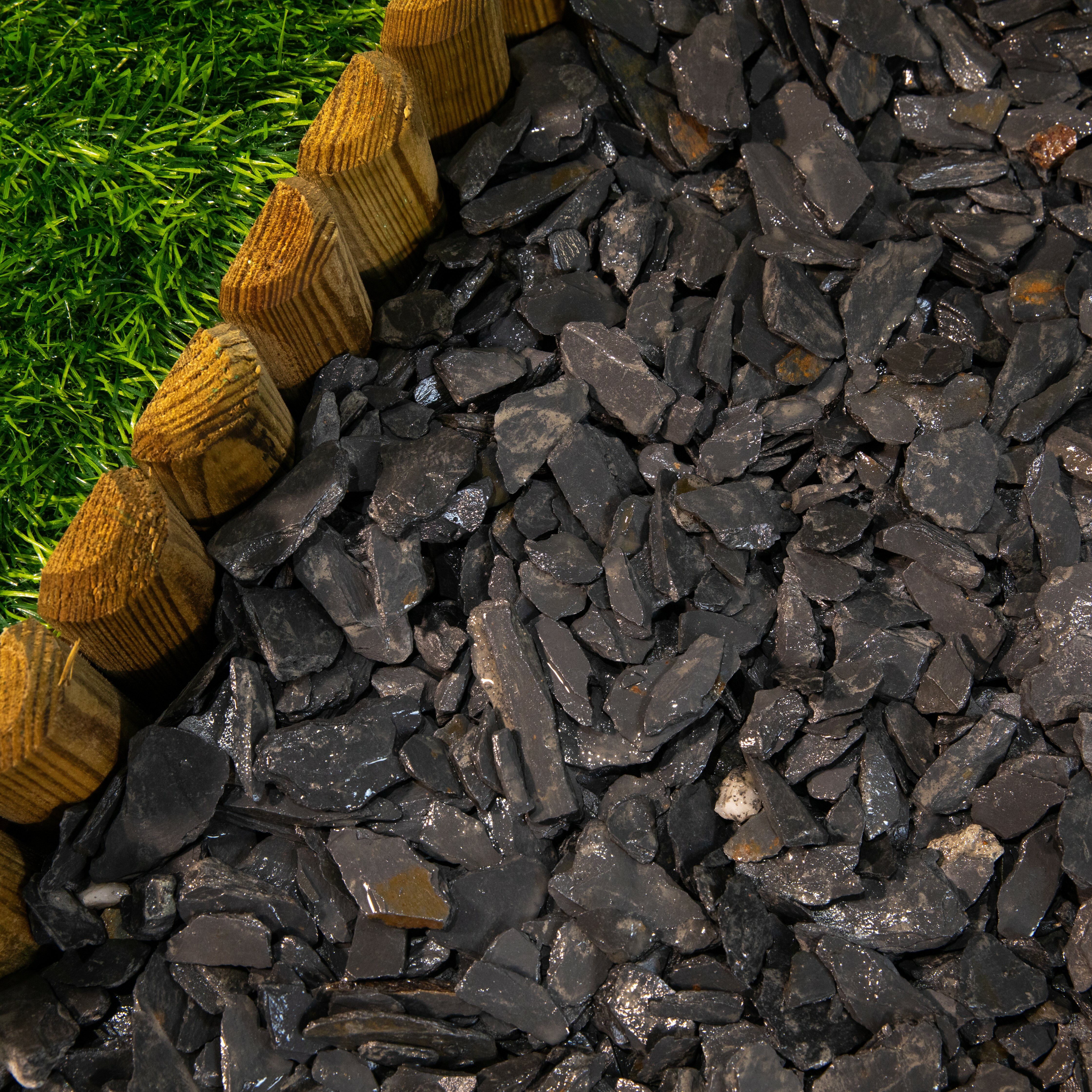Blue Grey 35mm Chippings, 0.2m²