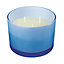 Blue Lemon grass Citronella Scented candle 900g, Small