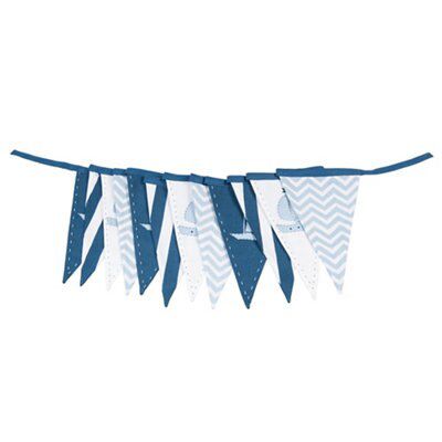 Blue Little sailor Bunting, (L)3.05m