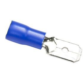 Blue Metal & silicone Male Crimp, Pack of 10