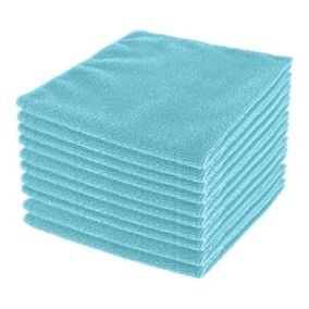 Blue Microfibre Cleaning cloth, Pack of 50