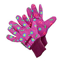 Blue, pink & purpleNon safety gloves