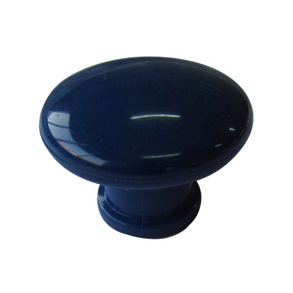 Blue Plastic Round Internal Door knob (Dia)40mm, Pack of 10 DIY at B&Q