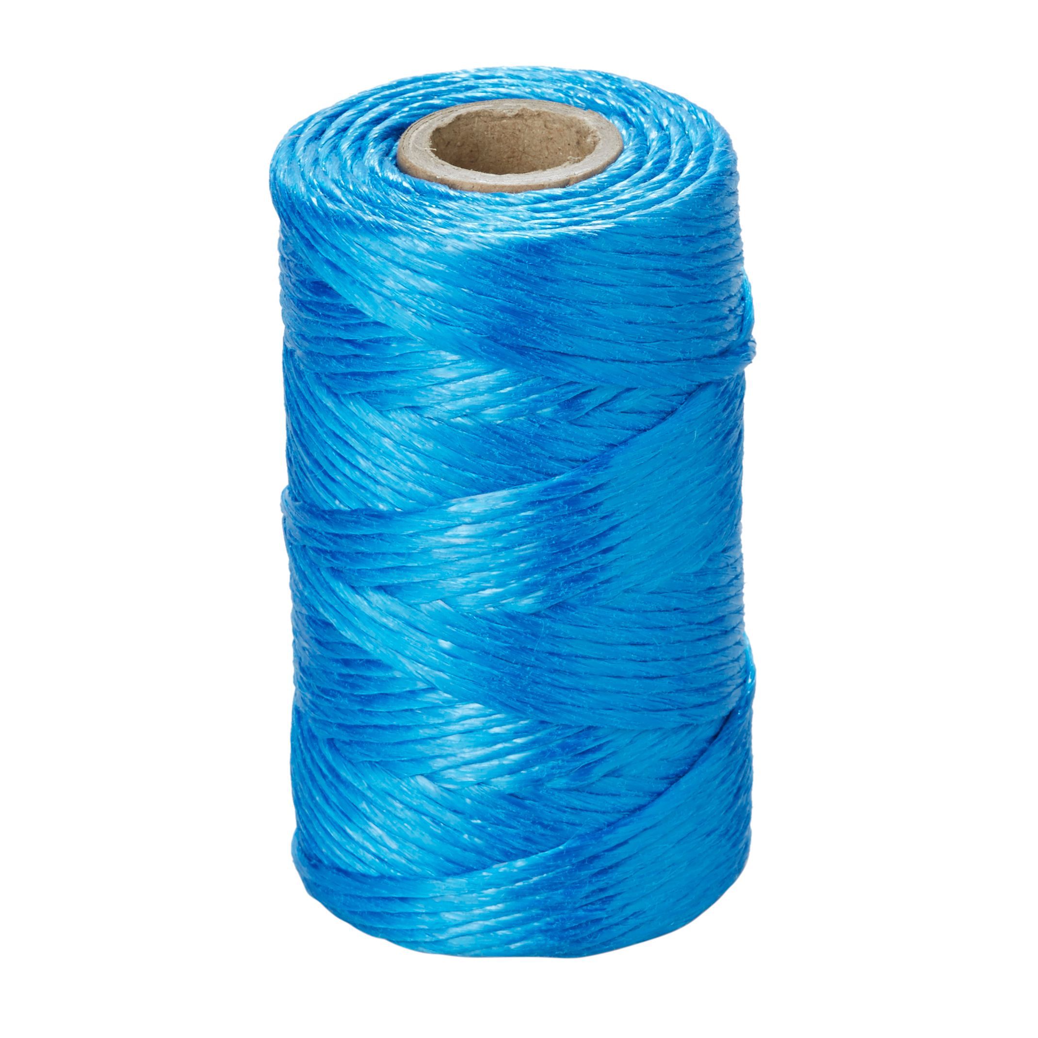 Blue Polypropylene (PP) Twine, (L)8m (Dia)1.8mm DIY at B&Q