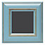 Blue Single Picture frame (H)17cm x (W)17cm