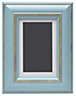 Blue Single Picture frame (H)22cm x (W)17cm