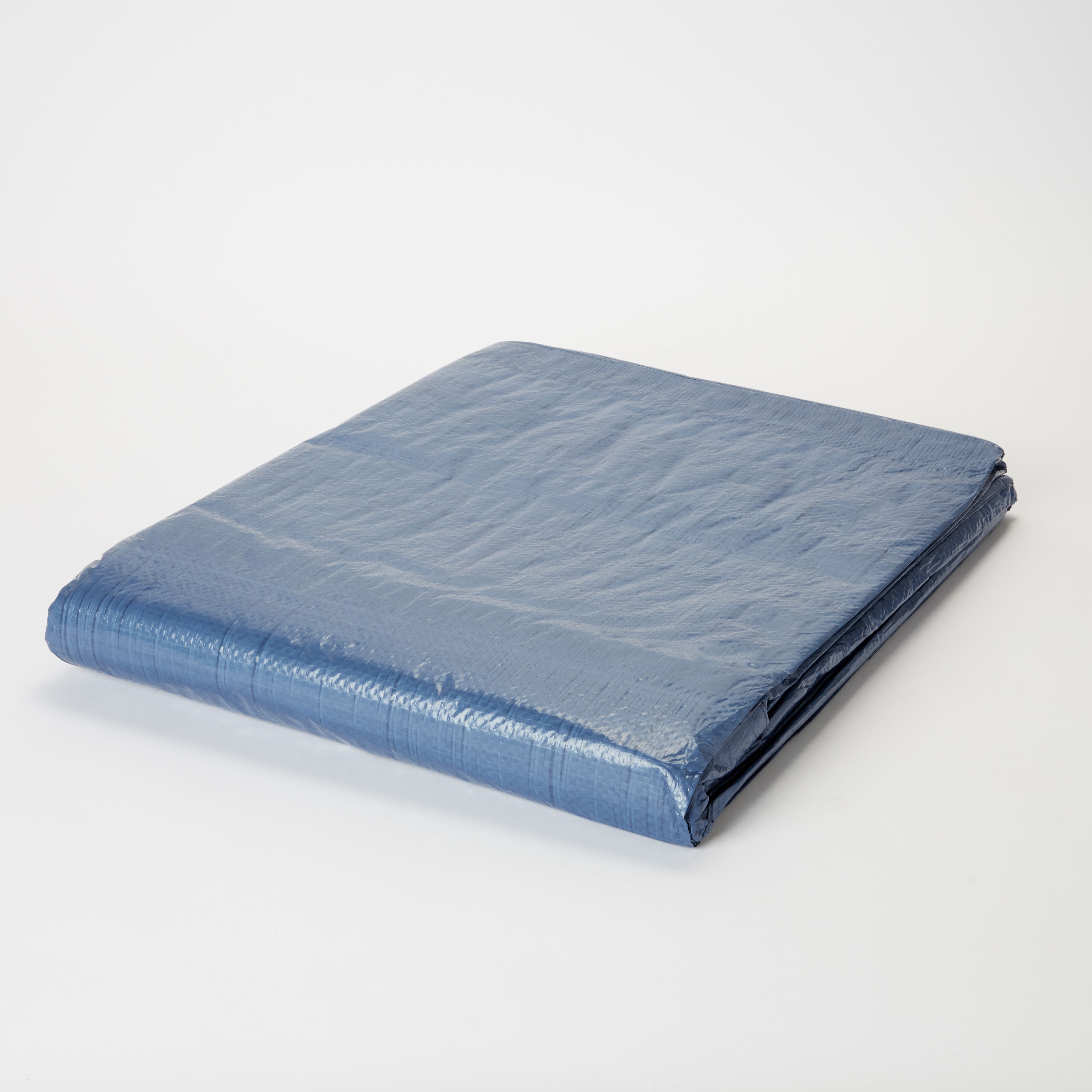 Blue Tarpaulin, (L)8m (W)5m