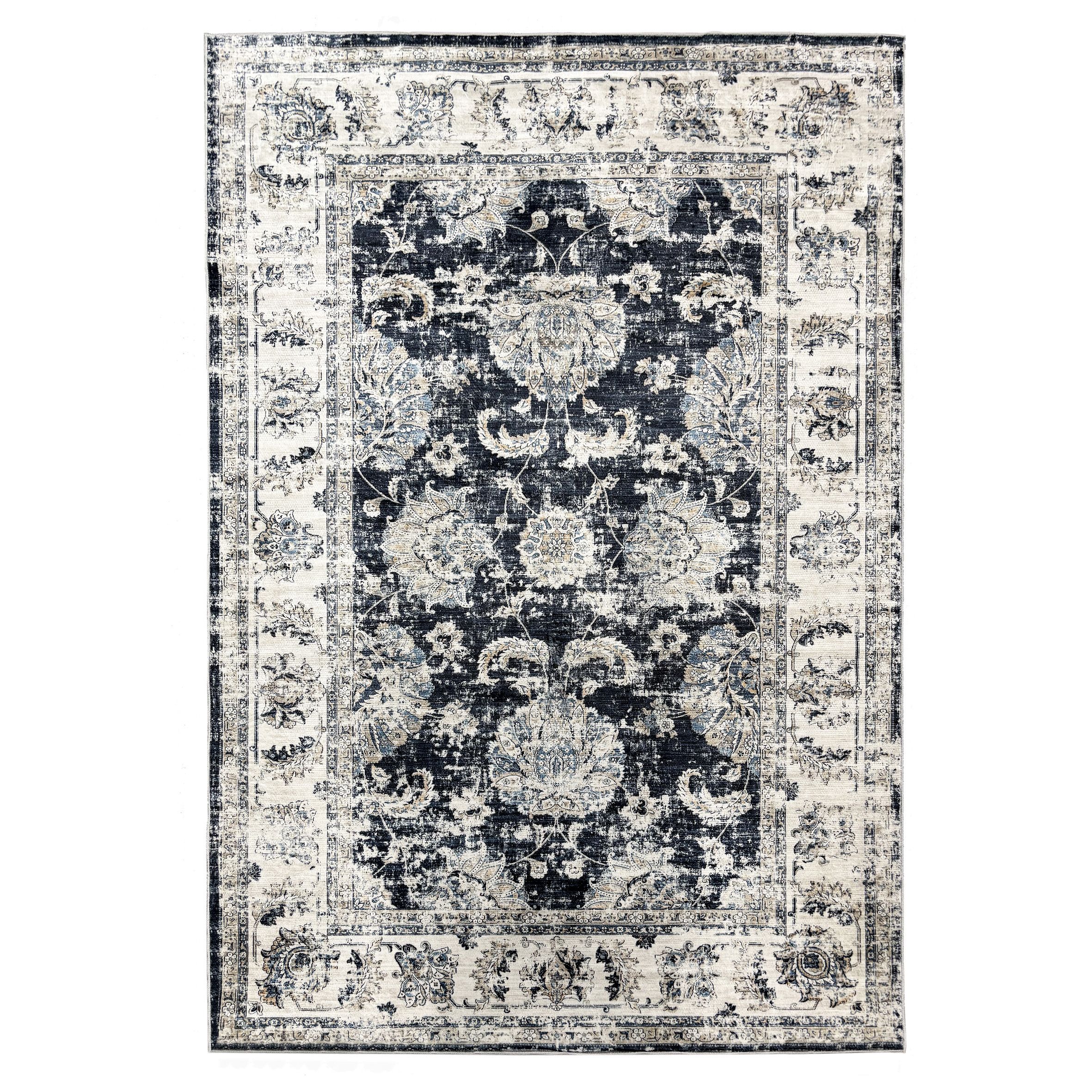 Blue Traditional Medium Rug, (L)230cm x (W)160cm