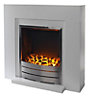 Blyss Beccles White Electric Fire suite