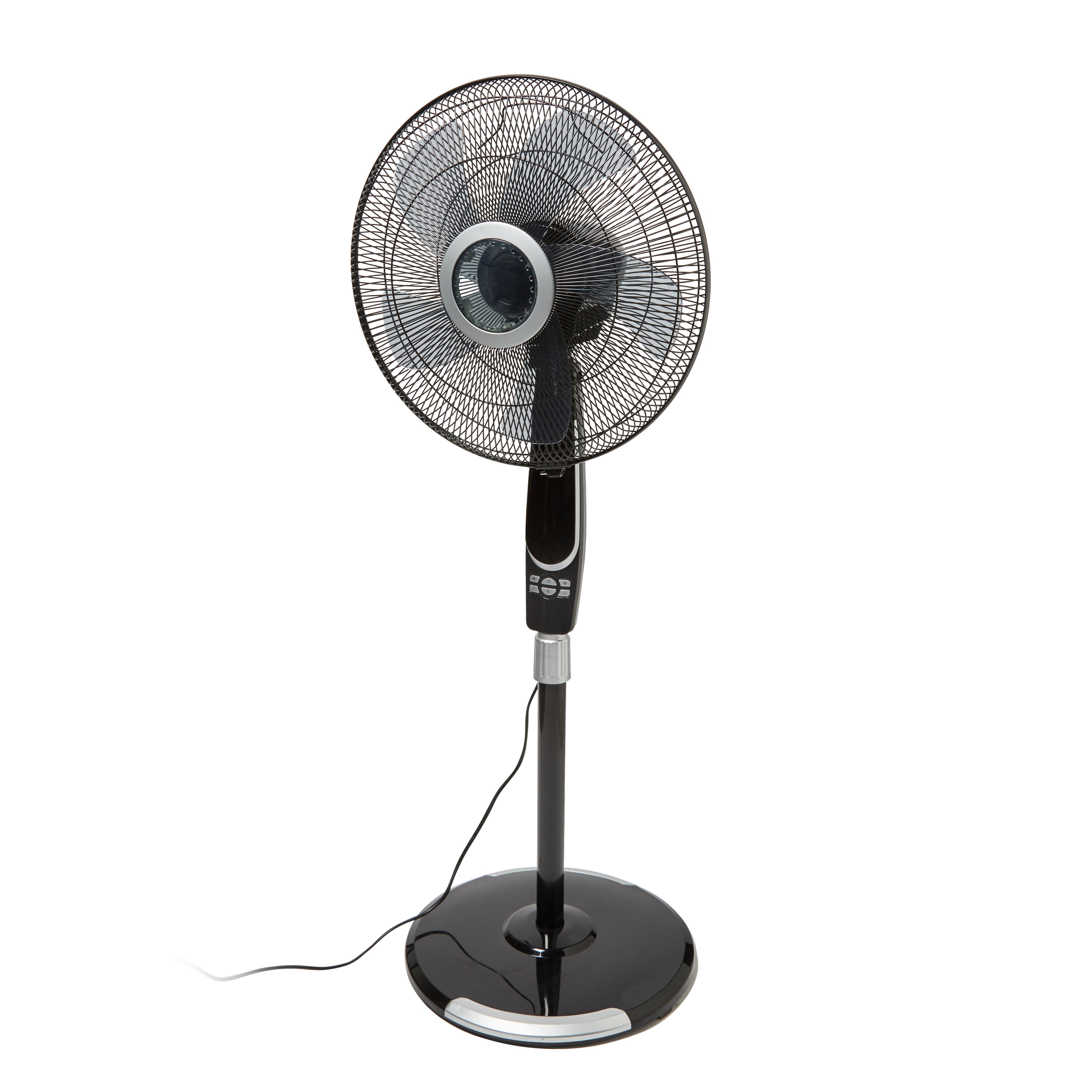 Blyss Black 16" 55W Pedestal fan