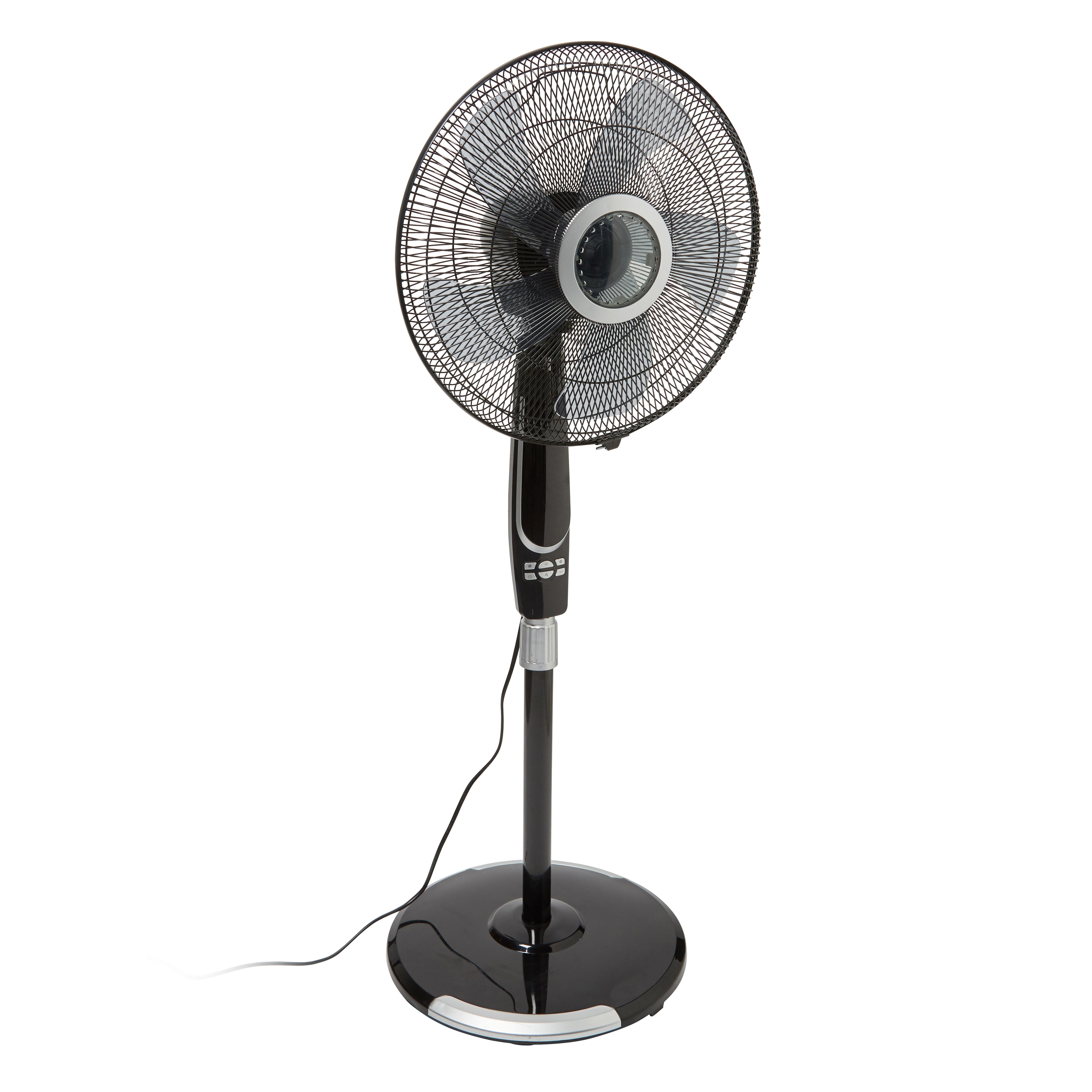Blyss Black 16" 55W Pedestal fan