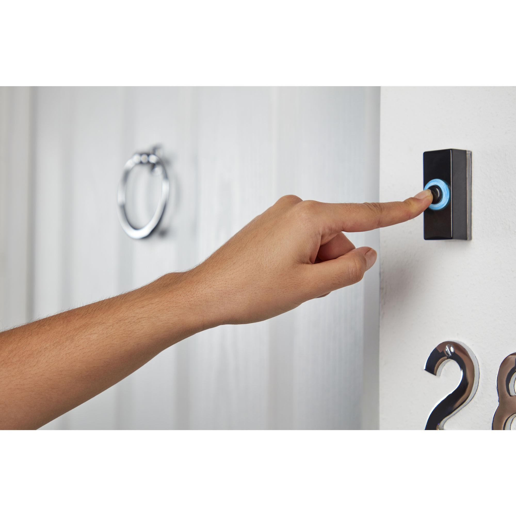 Ring Doorbell Sticker Video Security Camera Door Window Decal Outdoor Safe  3.75”