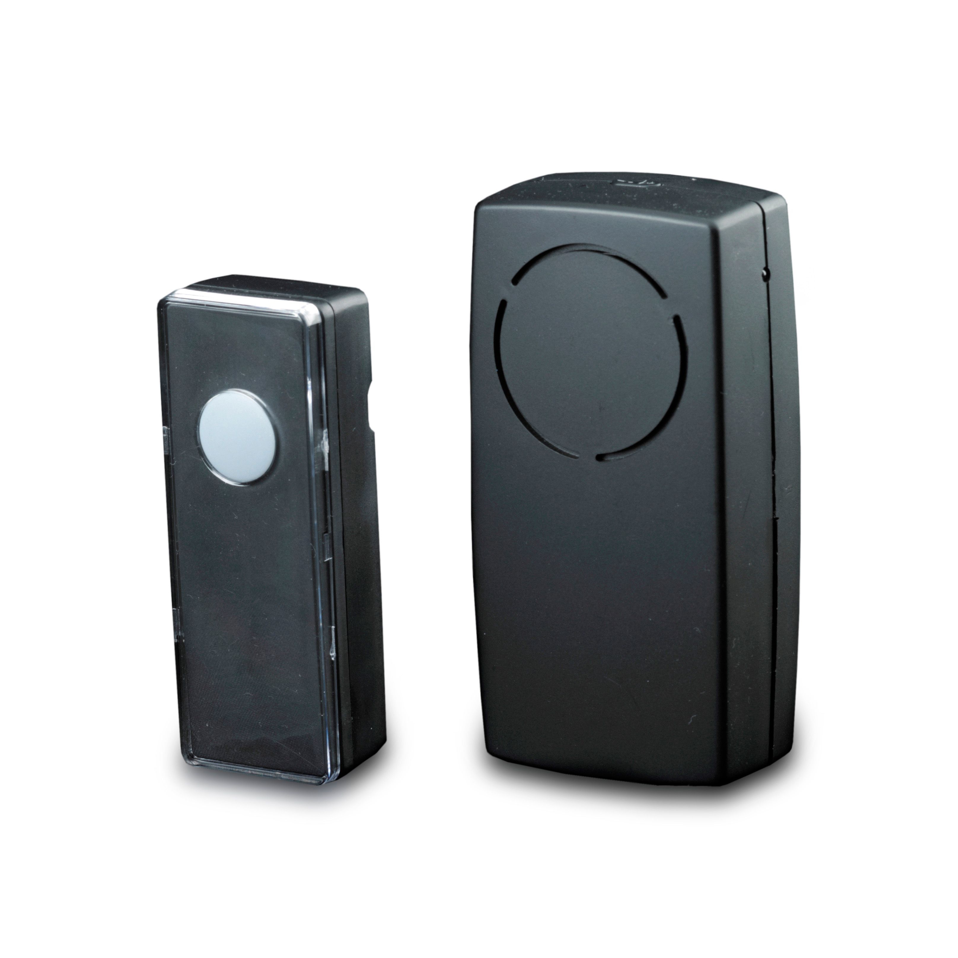 Blyss Black Wireless Battery-powered Door Chime Kit Dc4-bk-2 