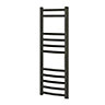 Blyss Conway Anthracite Electric Towel warmer (W)500mm x (H)1200mm