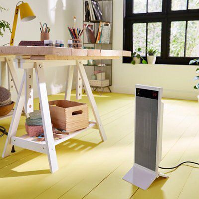 Blyss Electric 2400W White Freestanding PTC Heater