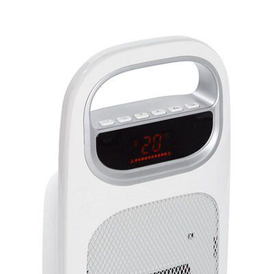 Blyss Grey & white PTC Heater