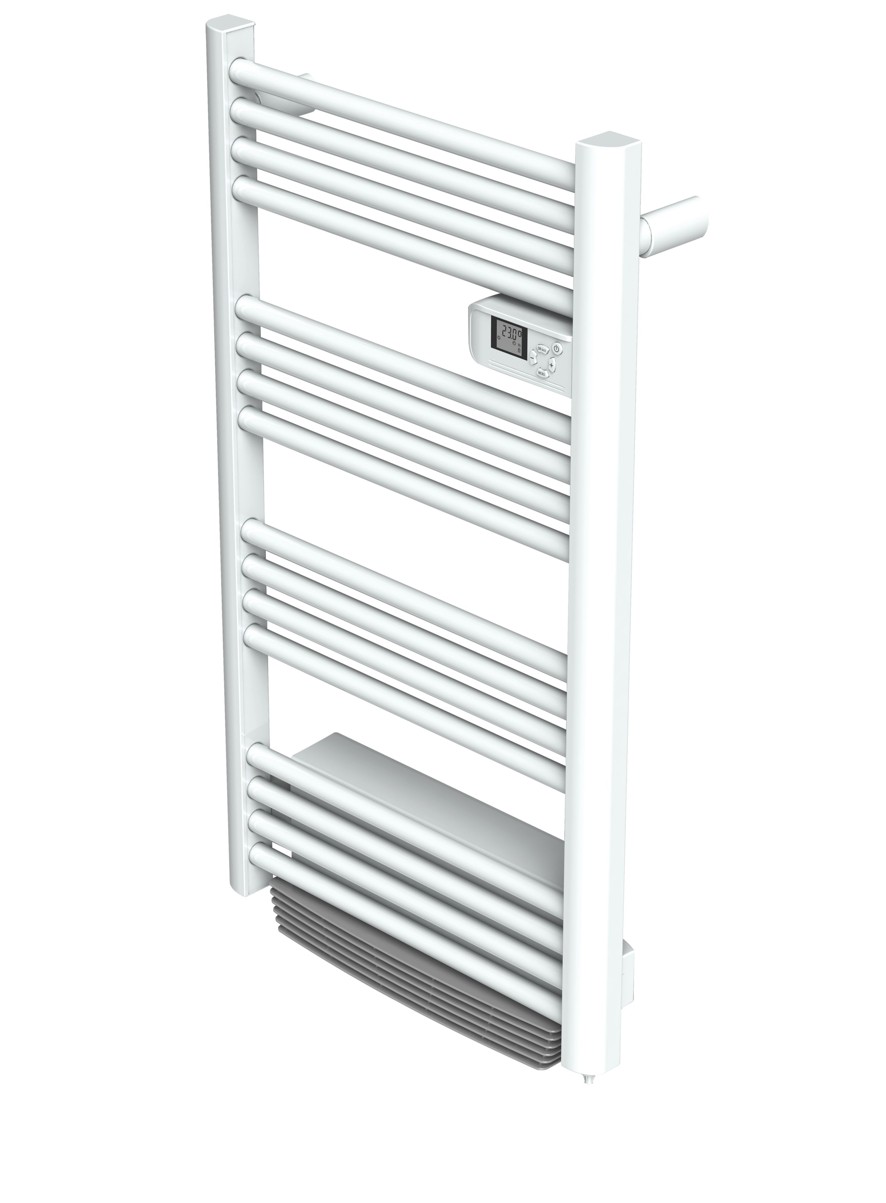 Blyss Kita White 1500W Towel warmer W 560mm x H 1030mm DIY at B Q