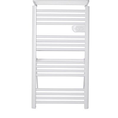 Blyss Norria 500W Electric White Towel warmer H 1030mm W 550mm