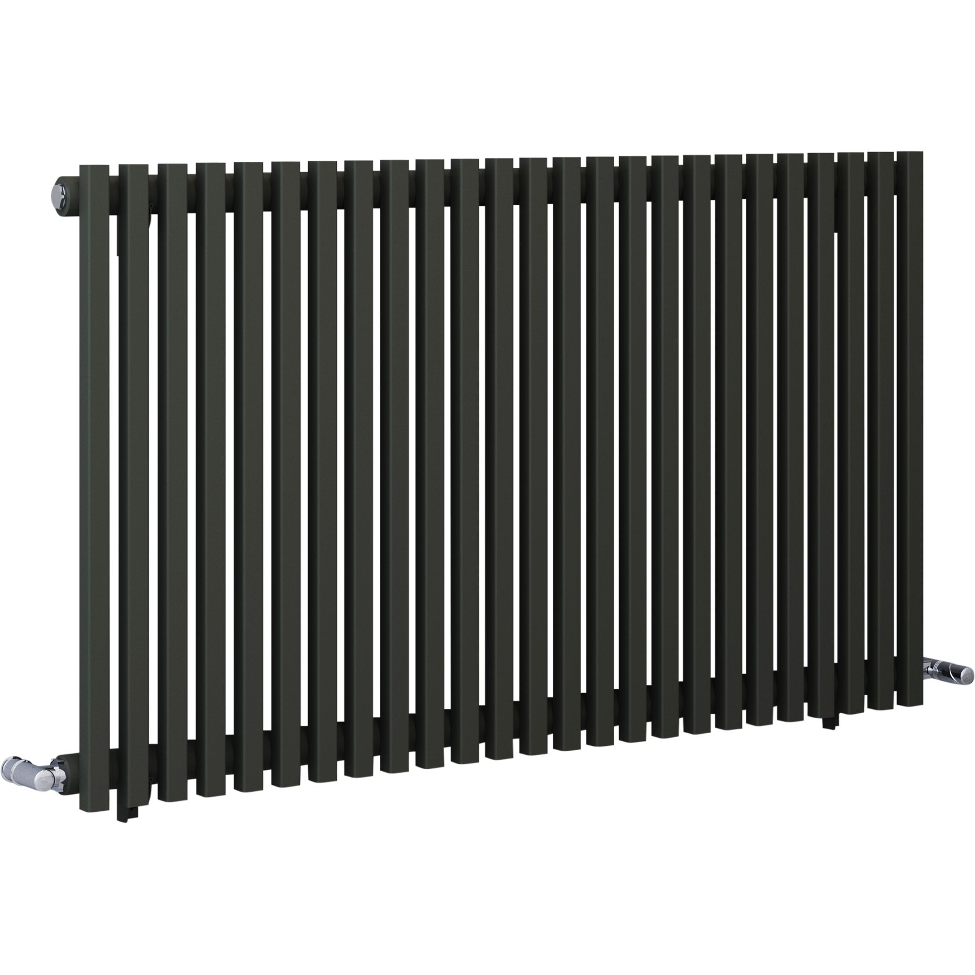 Blyss Thorpe 20161953 Grey Horizontal Designer Radiator, (W)1000mm x (H)600mm