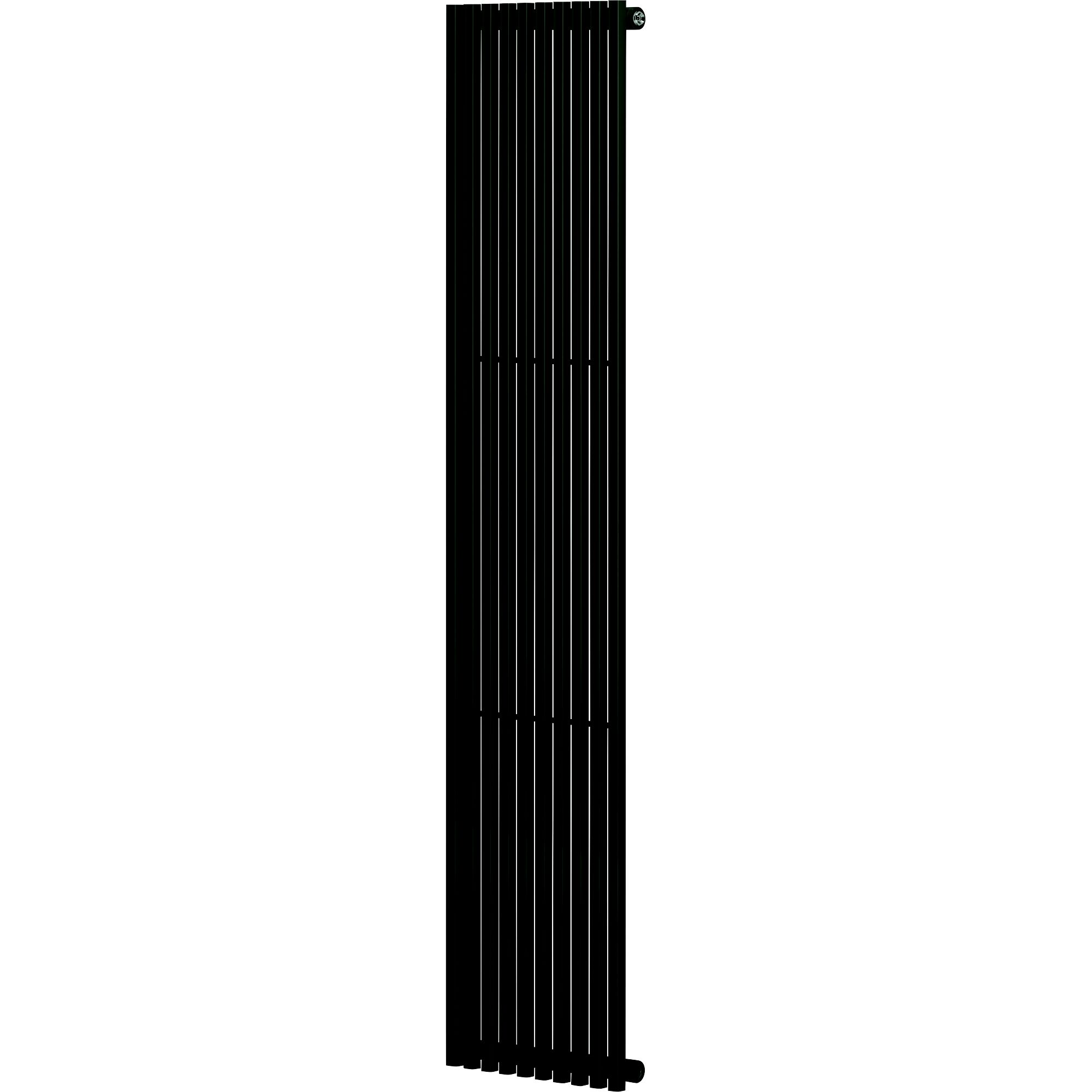 Blyss Thorpe Anthracite Vertical Designer Radiator, (W)400mm x (H