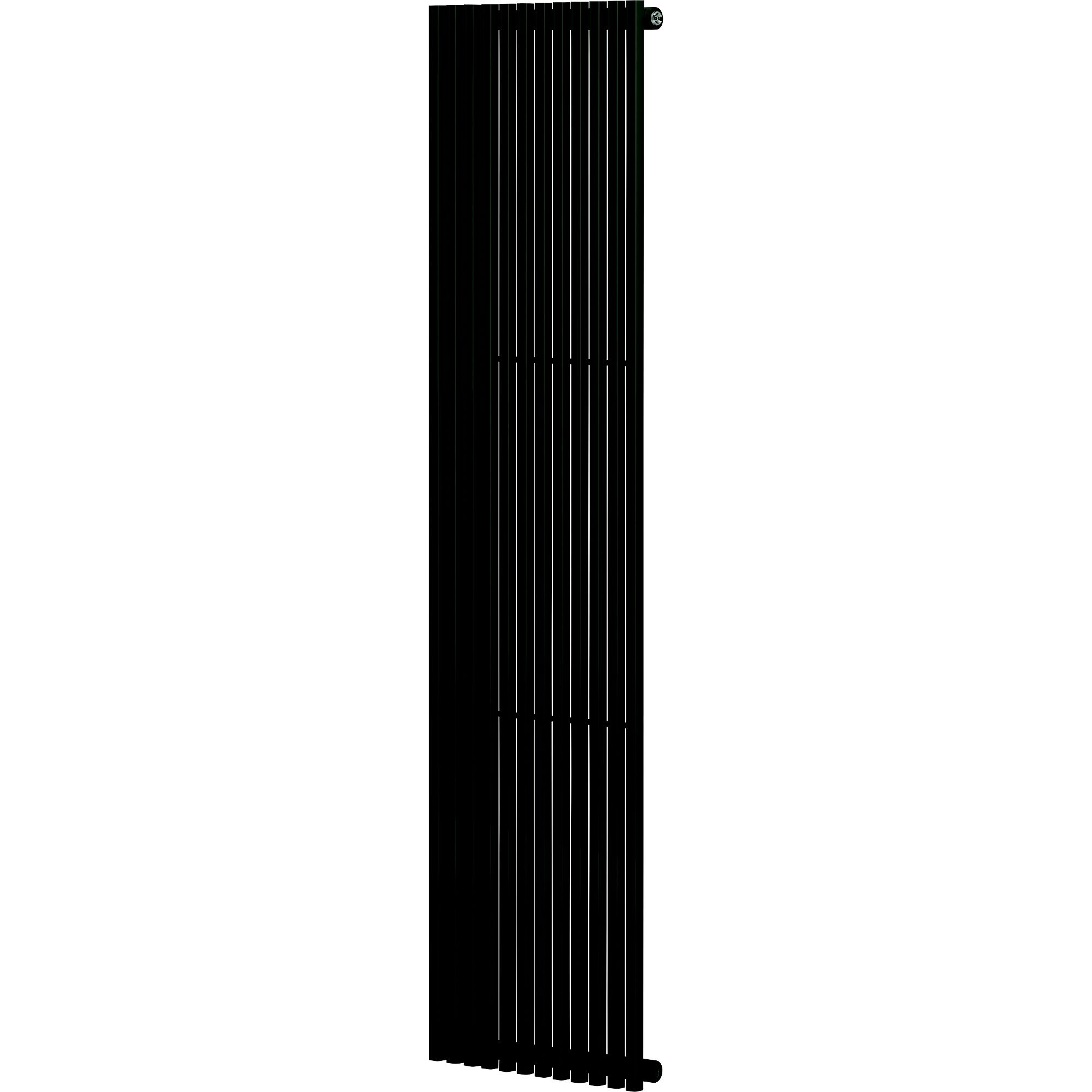 Blyss Thorpe Anthracite Vertical Designer Radiator, (W)480mm x (H)1800mm