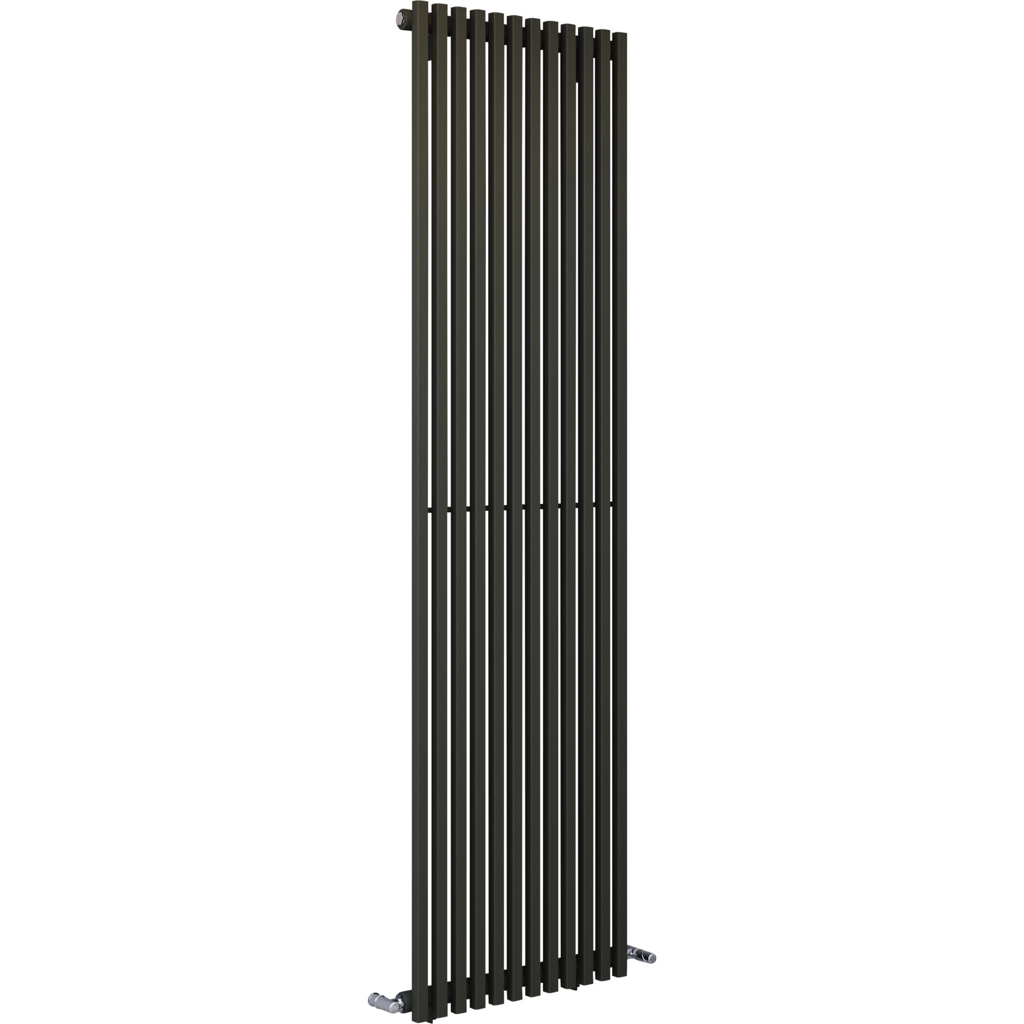 Blyss Thorpe Anthracite Vertical Designer Radiator, (W)480mm x (H)1800mm