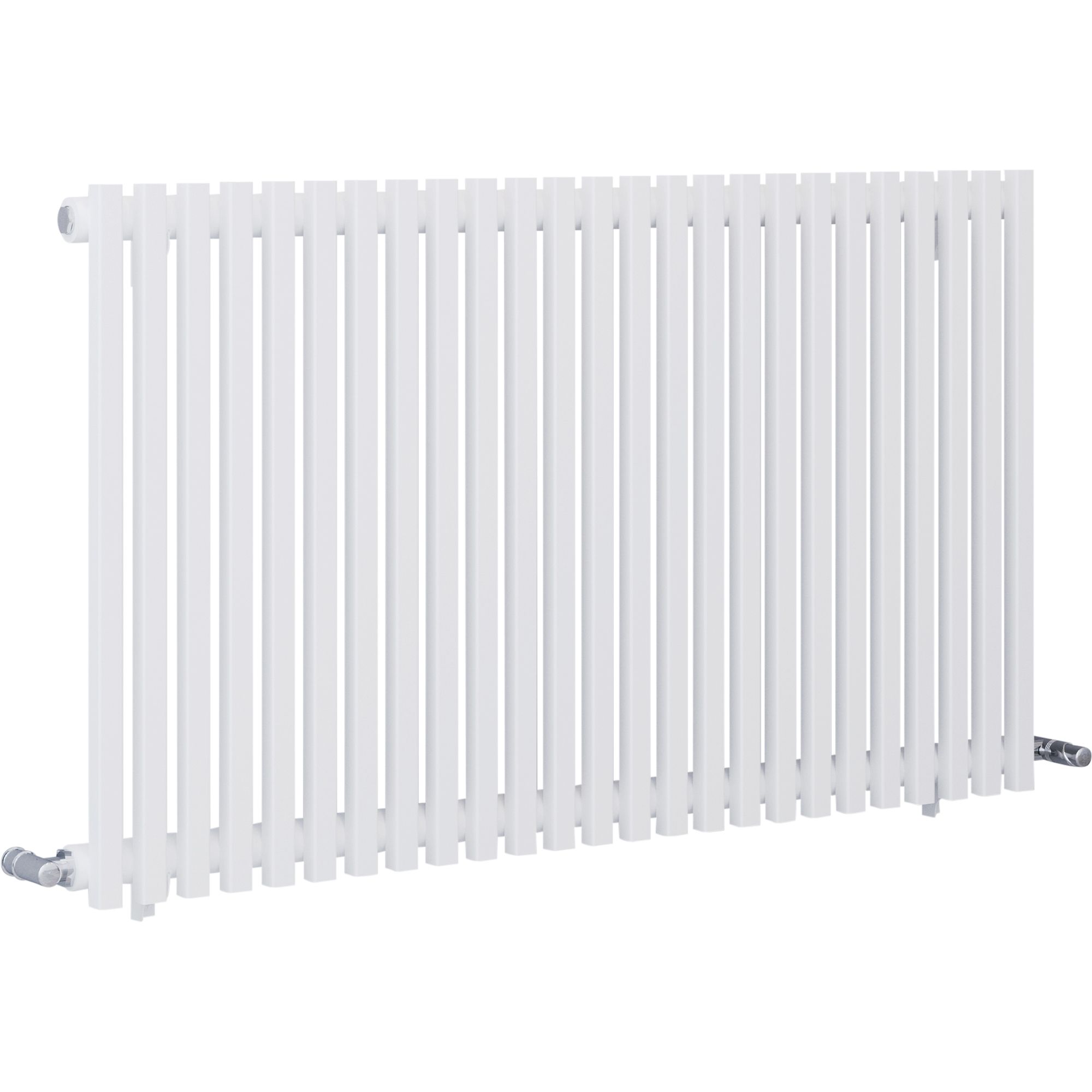 Blyss Thorpe White Vertical Designer Radiator, (W)1000mm x (H)600mm