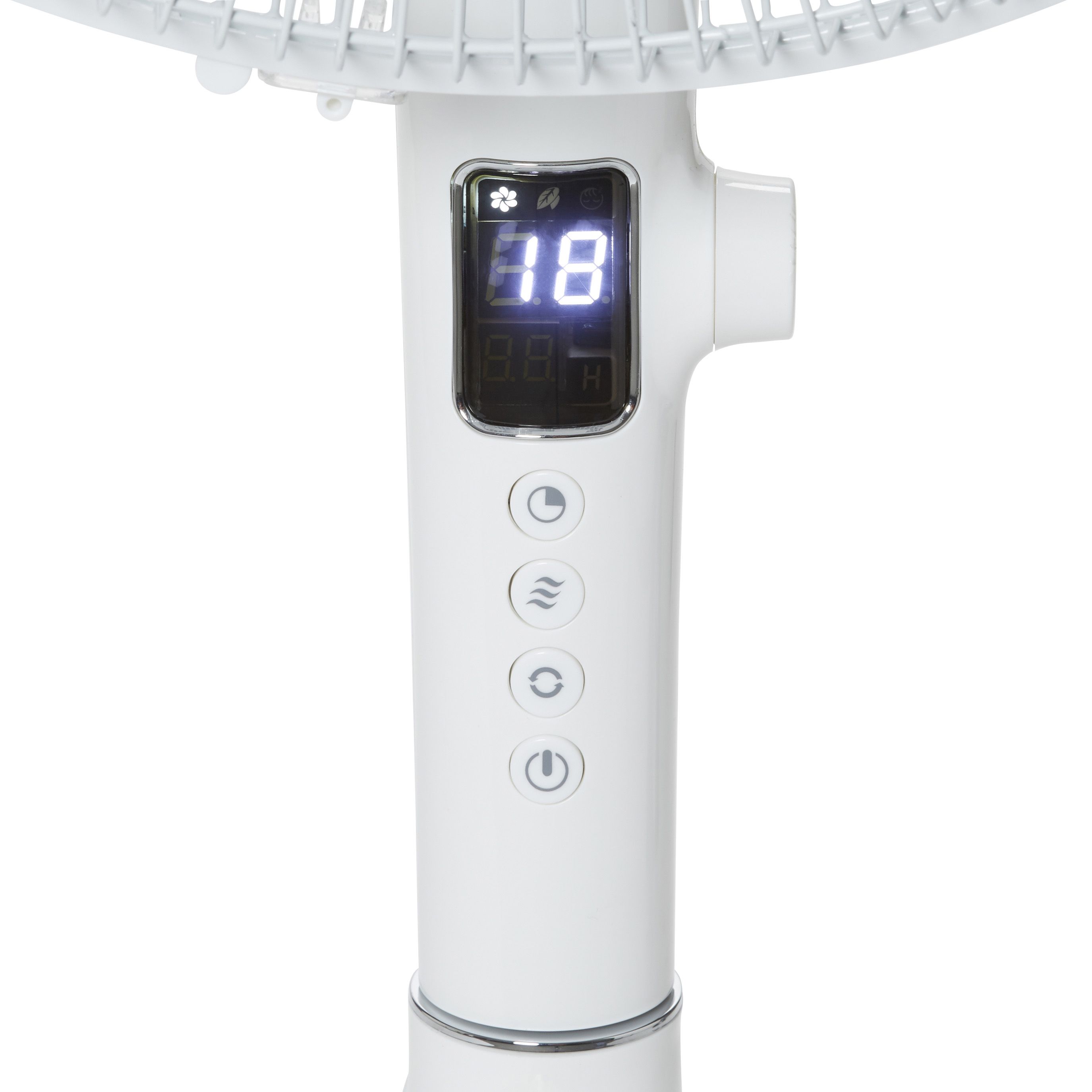 Blyss White 16" 28W Pedestal fan