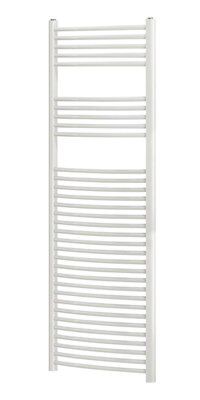 Blyss White Electric Curved Towel warmer (W)600mm x (H)1600mm