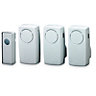 Blyss White Wireless Battery & mains-powered Door chime kit DC554-UKWH