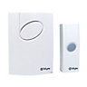 Blyss White Wireless Battery-powered Door chime kit B804