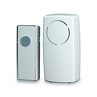 Blyss White Wireless Battery-powered Door chime kit DC4-WH