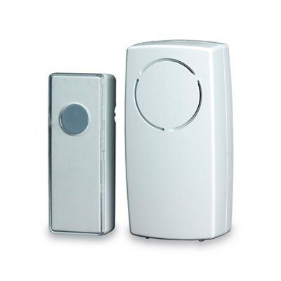 Blyss White Wireless Battery-powered Door chime kit DC4-WH