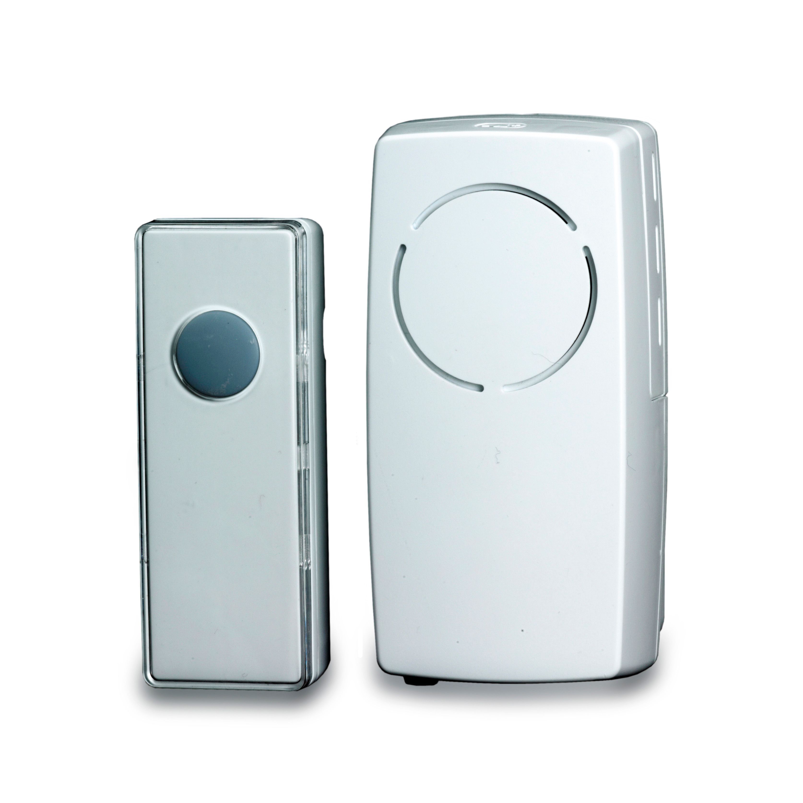 Blyss White Wireless Door chime kit DC7UKWH DIY at B&Q