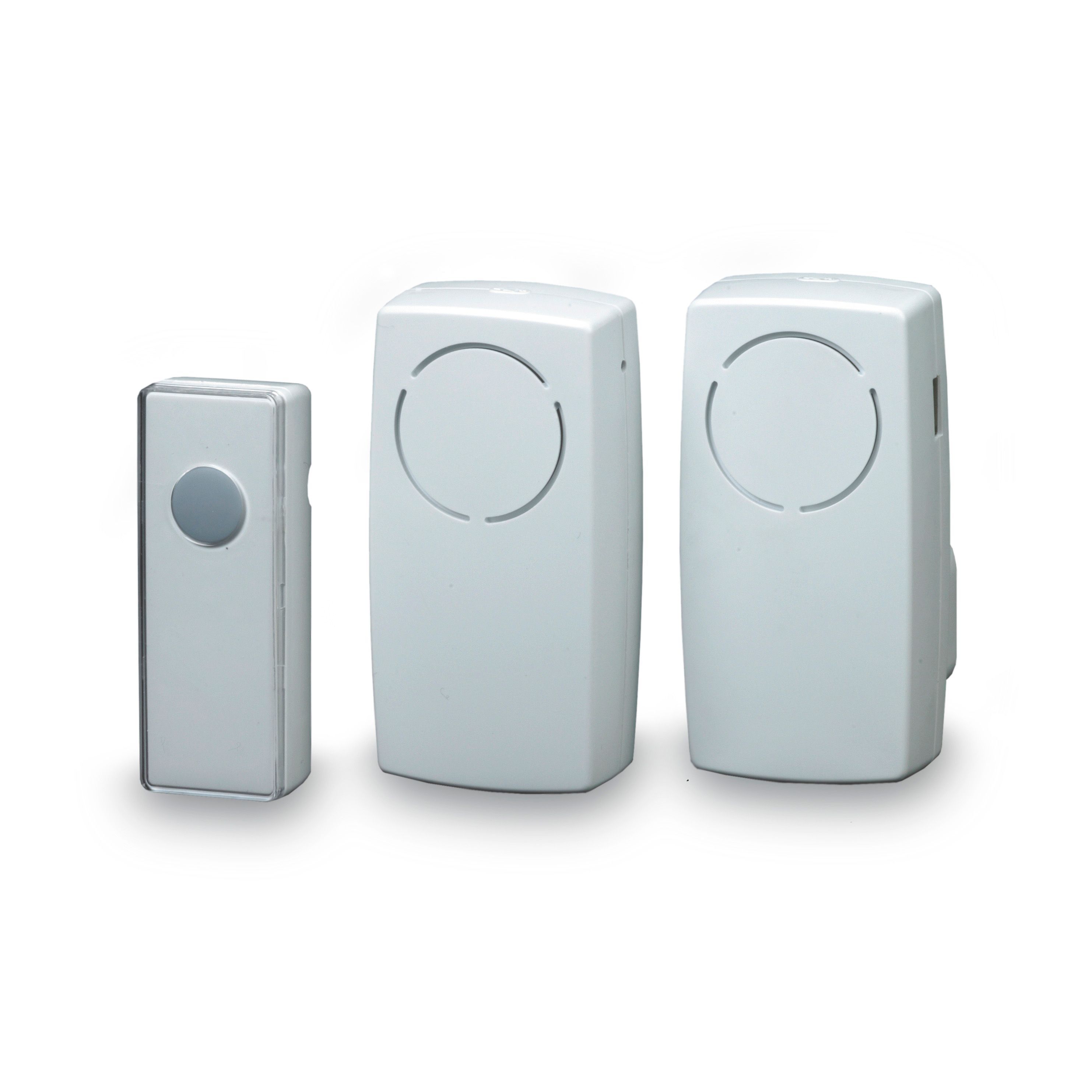 Blyss White Wireless Plug in Door chime kit DC54UKWH DIY at B&Q