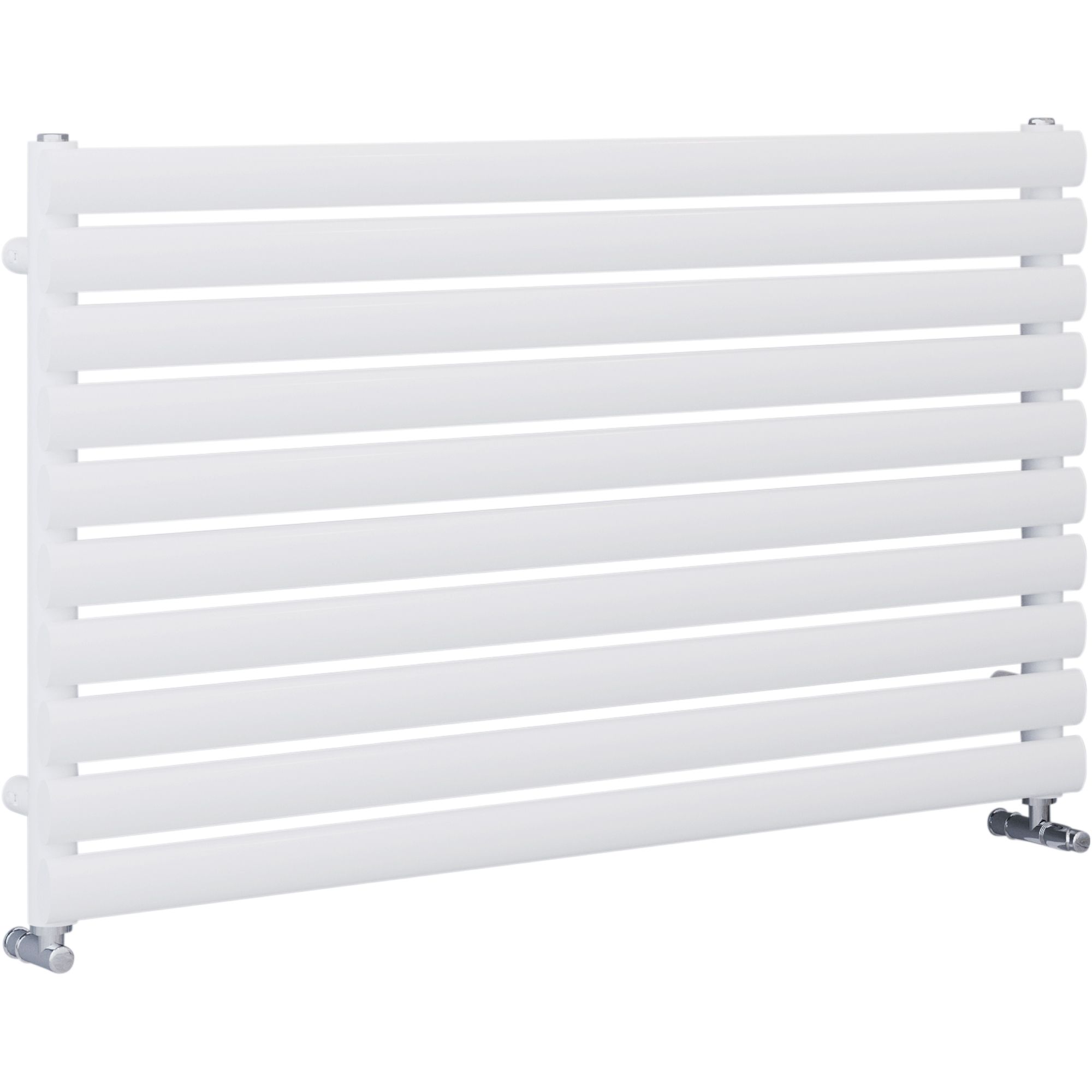 Blyss Wickham 20161929 White Horizontal Designer 2189BTU Radiator, (W)1000mm x (H)600mm