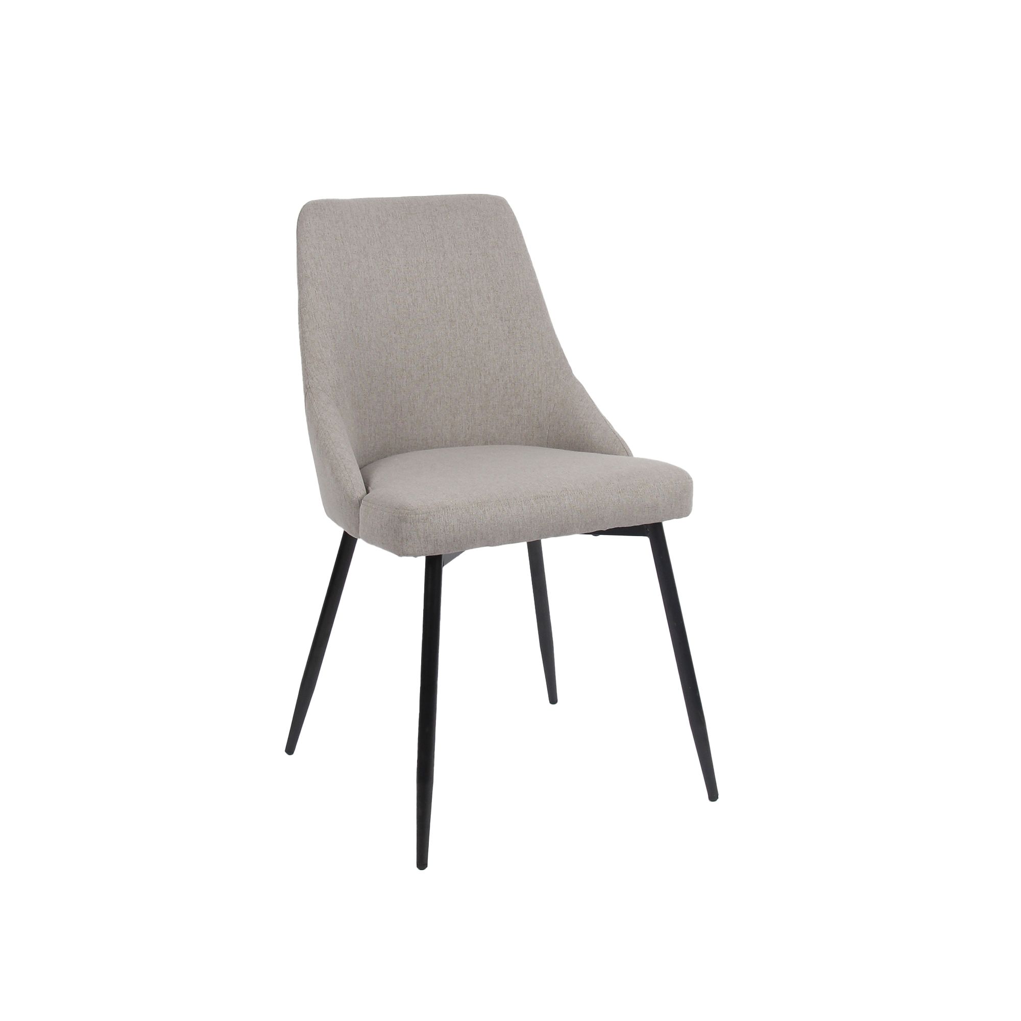 Boldo Grey Chair (H)865mm (W)520mm (D)560mm, Pack of 2 DIY at B&Q