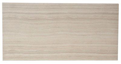 Bolina Bone Matt Wood effect Porcelain Wall & floor Tile, Pack of 6, (L)600mm (W)300mm