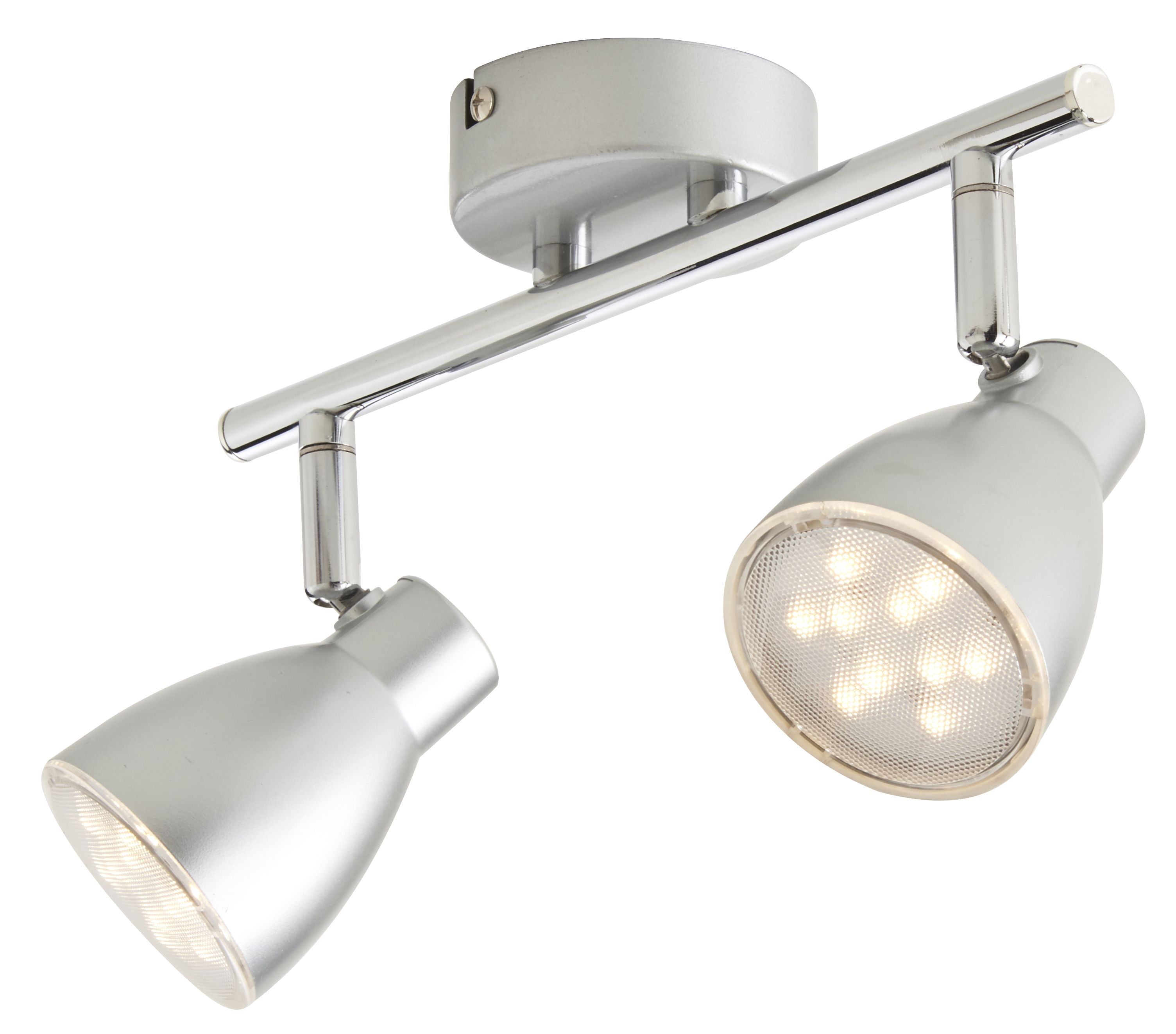 Bomos Silver effect 2 Light Spotlight